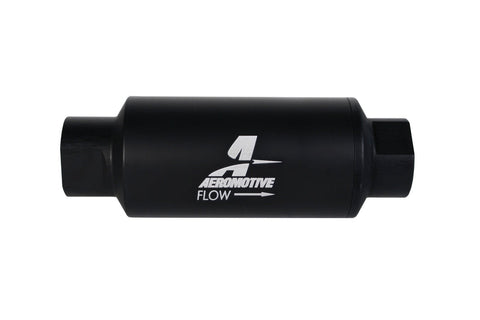 Aeromotive Blk Inline Filter -10 Orb Port ARO12346