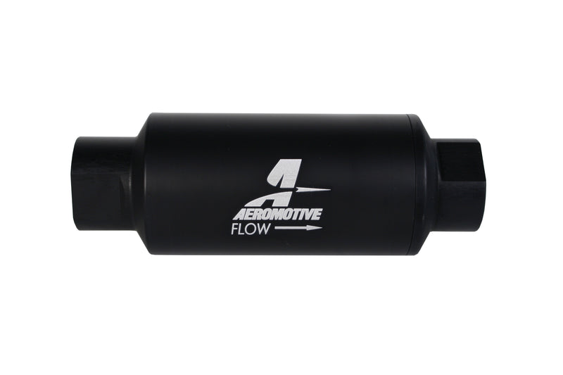 Aeromotive Blk Inline Filter -10 Orb Port ARO12346