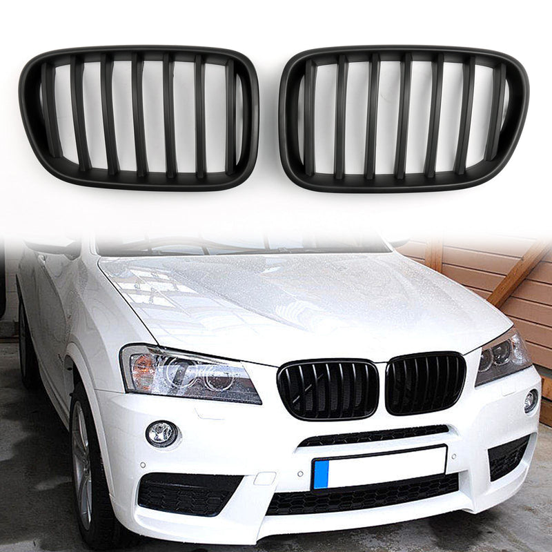 BMW X3 F25 Kidney Grille Matt Black (2011-2013)