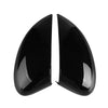 Left and Right Wing Mirror Cover Gloss Black to suit Ford Fiesta — image 1