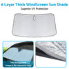 6 Layer Thick Windscreen Sun Shade to suit GWM Tank 300 — image 6
