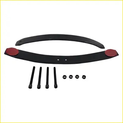 Black metal 1.5-2 inch add a leaf helper spring with red end caps and bolts fit for ford ranger t9 next gen 2022-on
