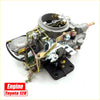 Gray metallic 1.6L carburetor assembly with brass and chrome accents for Toyota Hilux RN40 1978-1983 engines