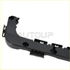 Black plastic rear bumper bracket support with molded tabs and mounting holes for jeep grand cherokee 2011–2021