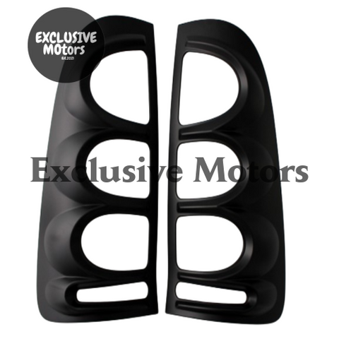 Toyota Hilux Vigo Taillight Covers Matte Black (2005-2012)
