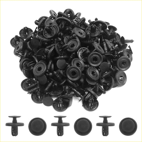 100 Pcs Plastic Rivets Fasteners for Toyota Bumper Clips
