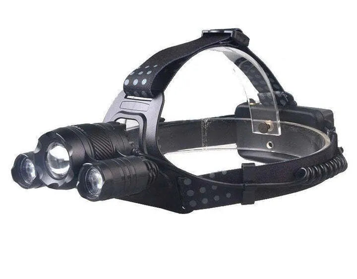 CAOS Gear 3 LED USB Headlamp - Black