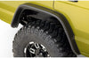 Bushwacker Rear Flat Style Flares 2pc - Black (Cherokee 01-84)