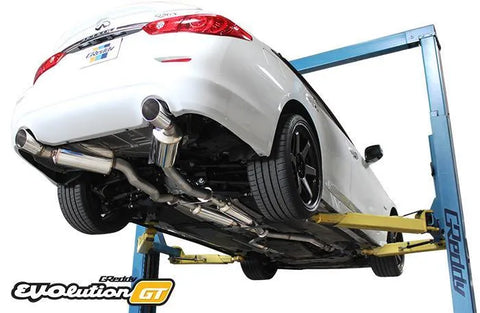 GReddy EVOlution GT Cat-Back Exhaust (Q50 2016+ RWD) — fits Infiniti Q50