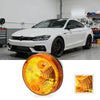 4x Classic Motorcycle Front & Rear Indicators Turn Signal Lights Amber — image 2