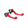 CNC Pivot Brake Clutch Levers Red to suit Honda XR250 — image 3