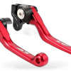 CNC Pivot Brake Clutch Levers Red to suit Honda XR250 — image 4