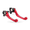 CNC Pivot Brake Clutch Levers Red to suit Honda XR250 — image 1