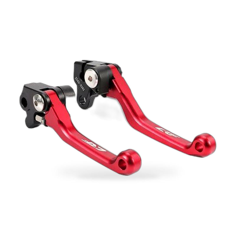 CNC Pivot Brake Clutch Levers Red to suit Honda XR250 — image 1