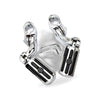 1-1 4 inch Motorcycle Highway Foot Pegs Chrome Engine Guard to suit Harley Davi — image 3
