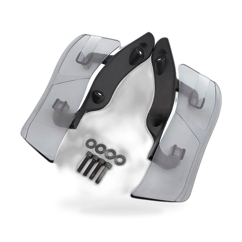 Adjustable Upper Fairing Side Wind Air Deflector to suit Harley Road Glide — image 1