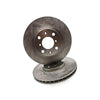 "Front Slotted Disc Rotors + Ceramic Brake Pads for Suzuki Swift FZ RS415 05-On " — image 3