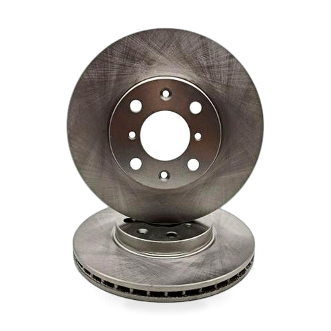"Front Slotted Disc Rotors + Ceramic Brake Pads for Suzuki Swift FZ RS415 05-On " — image 1
