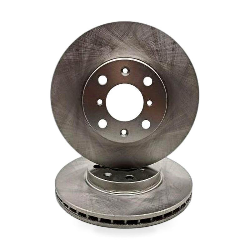 "Front Slotted Disc Rotors + Ceramic Brake Pads for Suzuki Swift FZ RS415 05-On " — image 1