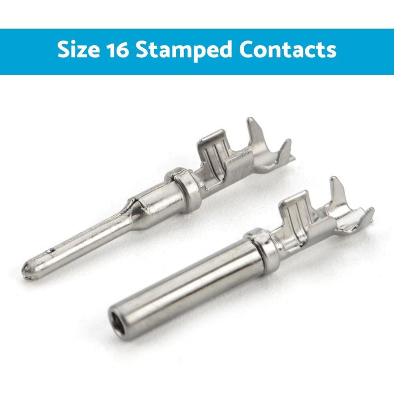 50 Pairs Deutsch No.16 Solid Terminal Connectors (Pair) to suit Automotive Wiring — image 1