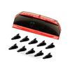 Spoiler Roof Wing Air Vortex Generator Set of 10 Diffuser Shark Fin Kit Suitable — image 2