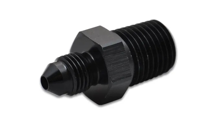 Vibrant Performance -4AN to 1/4in NPT Straight Adapter Fitting - Aluminum
