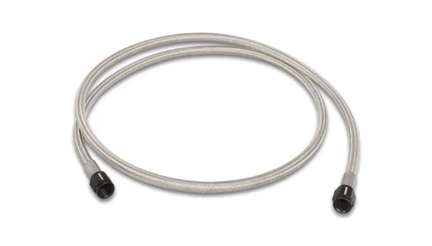Vibrant Performance Univ Oil Feed Kit 3ft Teflon lined S.S. hose with two -4AN female fittings preassembled