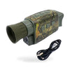 5x IR Night Vision Monocular Zoom Digital HD Telescope With 4K Video Camera Suit — image 1