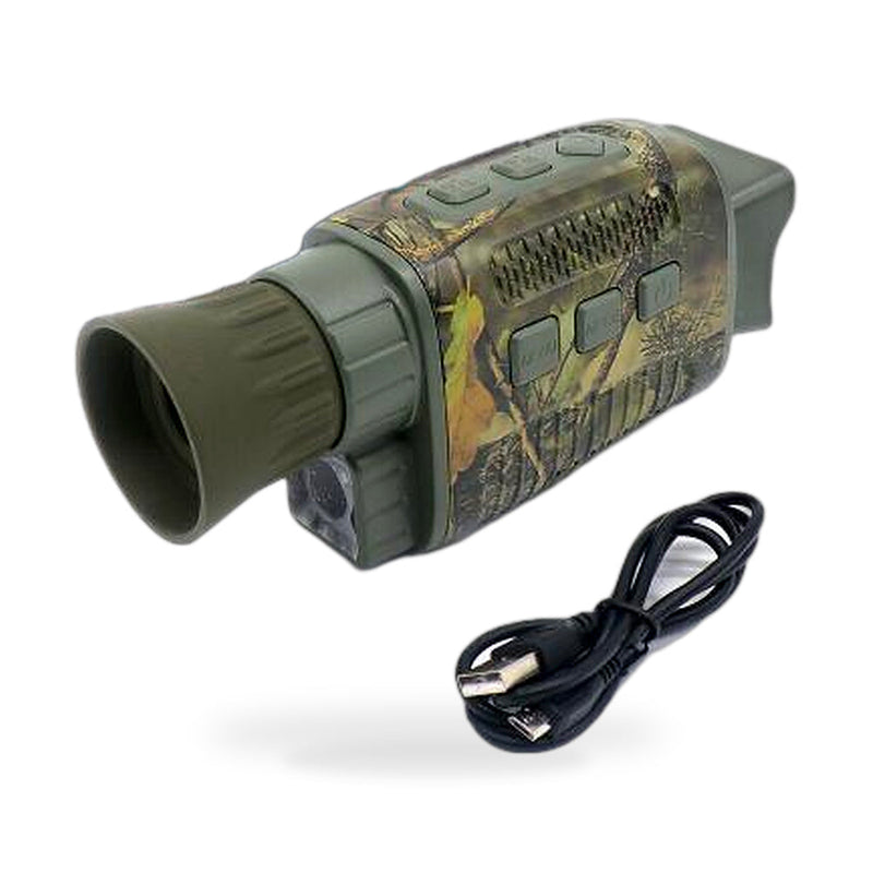5x IR Night Vision Monocular Zoom Digital HD Telescope With 4K Video Camera Suit — image 1