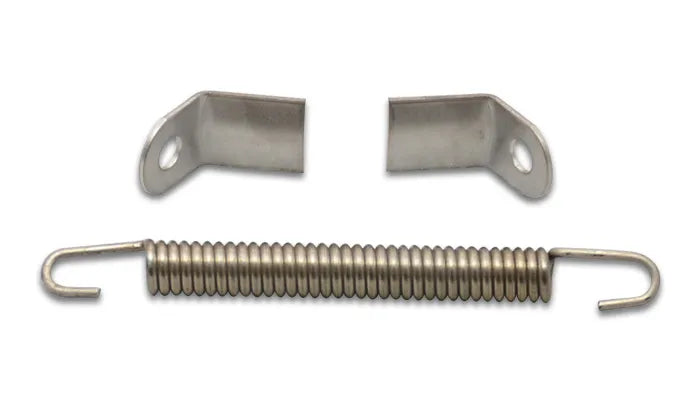 Vibrant Performance Weld on Collector Tab kit - 2 x S.S. collector tabs and 3-1/2in long spring