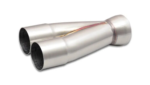 Vibrant Performance 2-1 SS Merge Collectors - 2in Inlet Slipover ID 2-1/2in Outlet OD - Sold Individually