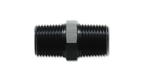 Vibrant Performance 1/2in NPT x 1/2in NPT Straight Union Pipe Adapter Fitting - Aluminum