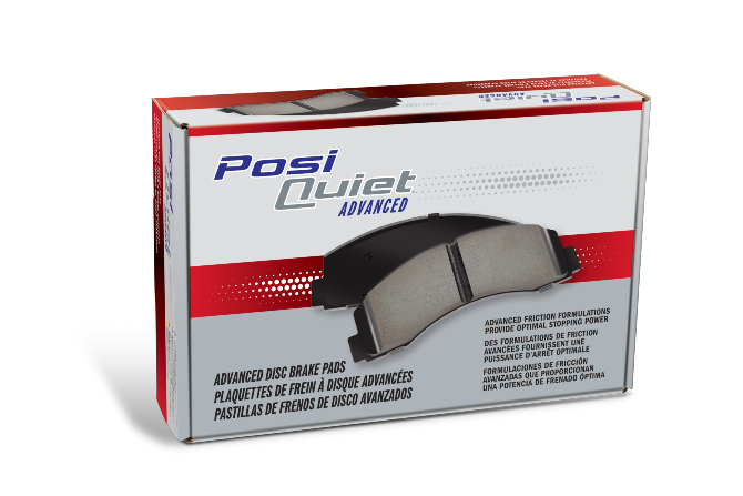 StopTech Posi Quiet Ceramic Brade Pads - Front (StopTech ST60 Wide Annulus)