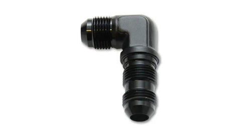 Vibrant Performance -16AN Bulkhead Adapter 90 Deg Elbow Fitting - Anodized Black