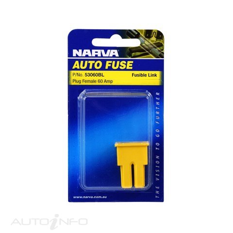 Narva Fuse Link Female Plug 60AMP - 53060BL