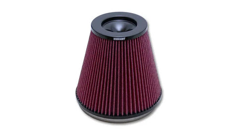 Vibrant Performance The Classic Perf Air Filter 5in Cone OD x 7in Height x 7in Flange ID