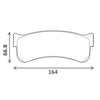 Winmax W1 Brake Pads - Brembo XA31 Caliper