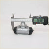 Silver metal 11/16 inch rear wheel brake cylinder with black rubber end caps for nissan datsun 720 d21 navara
