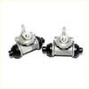 11/16 rear wheel brake cylinder for Nissan Pulsar Liberta Villa silver metal with black rubber seals and threaded fittings