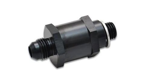 Vibrant Performance Fuel Pump Check Valve -6AN Male Flare to 12mm x 1.5 Metric