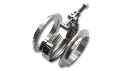 Vibrant Performance AL V-B Flange Assembly for 3in OD Tubing incl 2 AL V-b flanges 1 SS V-B Clamp 1 Viton O-Ring