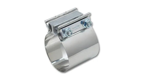 Vibrant Performance Easy Seal SS Exh Sleeve Butt Joint Clamp for 3in O.D. Tubing also 3in Nominal Oval Tubing