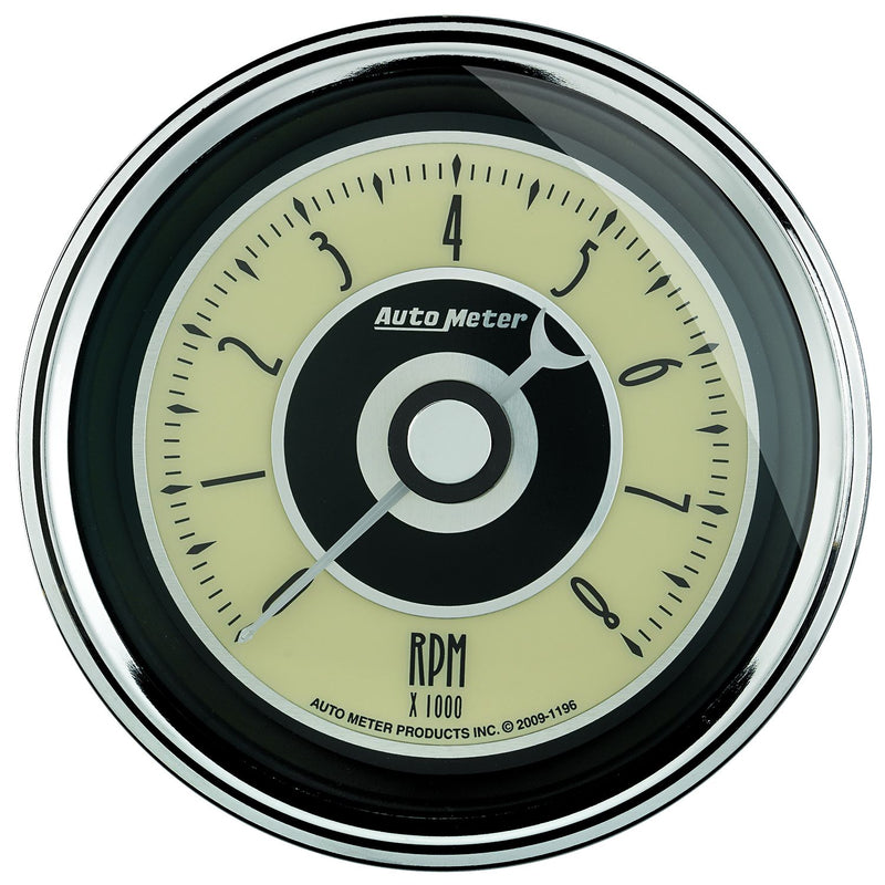 AutoMeter 3-3/8in Tach 8000 RPM In Dash AU1195