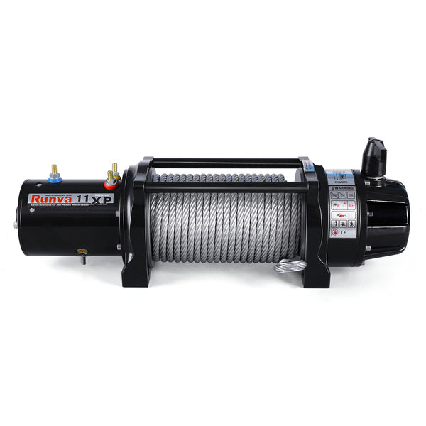 Runva 11XP Premium Winch 12V with Steel Cable