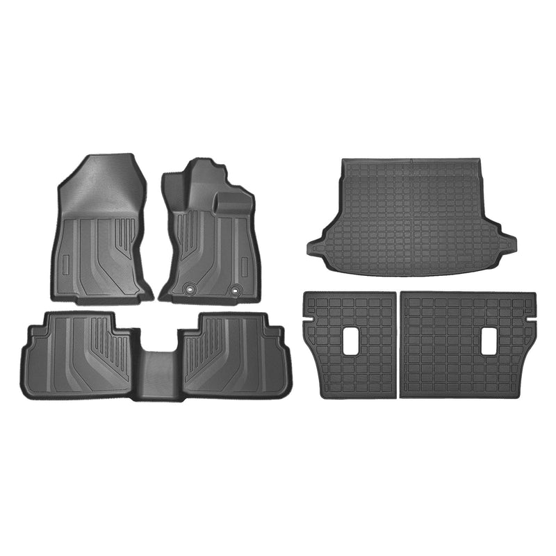 6Pcs Floor Mat Boot Liner Set 3D All-Weather to suit Subaru Forester 18-25 — image 1