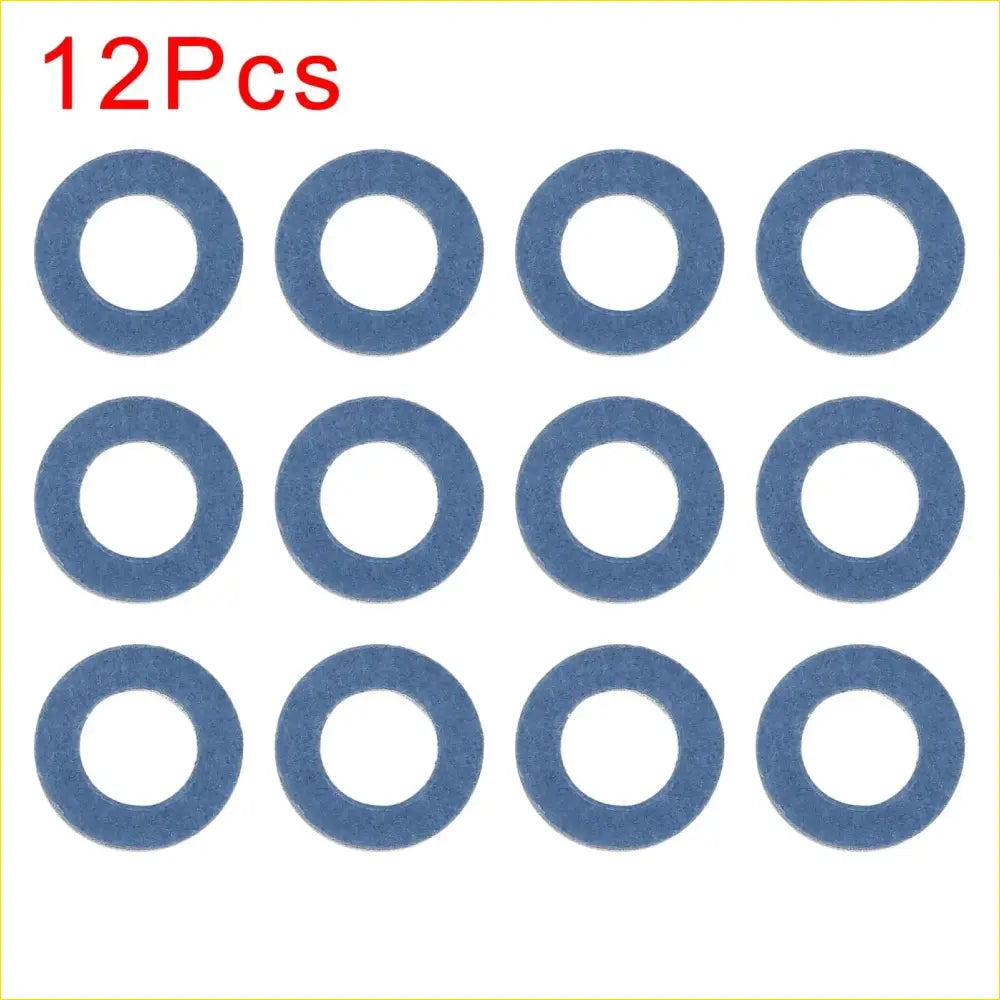 12 x M12 Blue Oil Drain Plug Gaskets for Toyota (1990-2023)
