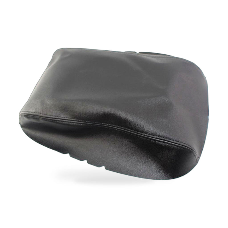 Leather Armrest Box Cover to suit Toyota Highlander 2008-2013 Black — image 1