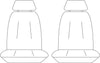 Sperling Super Tough Canvas Front Charcoal Seat Covers