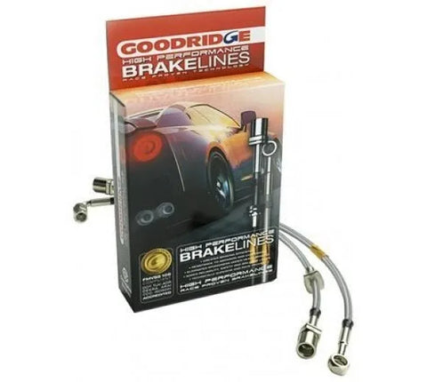 Goodridge G-Stop Stainless Steel Brake Lines (Mustang GT/EcoBoost 2015+) — fits Ford Mustang Ecoboost