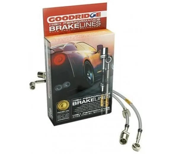 Goodridge G-Stop Stainless Steel Brake Lines (Mustang GT/EcoBoost 2015+) — fits Ford Mustang Ecoboost